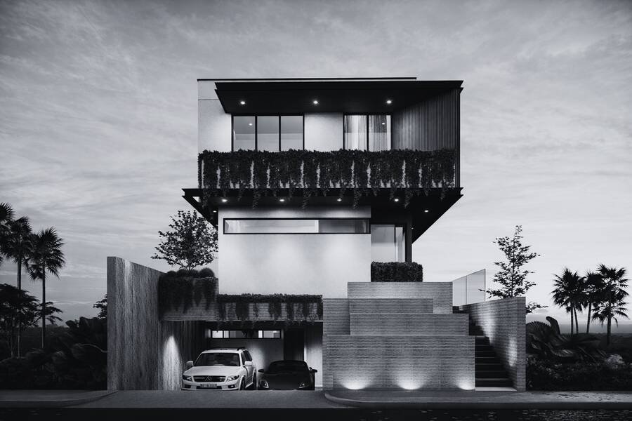 DNC Architects modern residence exterior
